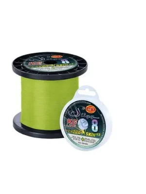 Značkový WFT Šňůra Sligg 8 Chartreuse 150m 0,08mm 8kg