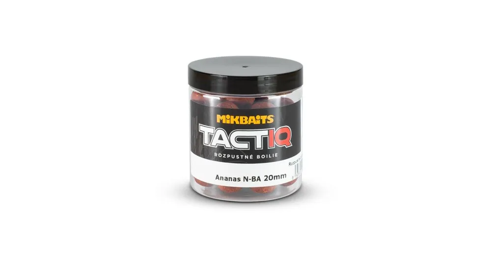 Nízká Cena Mikbaits Rozpustné boilies TactiQ Ananas N-BA 250ml 20mm