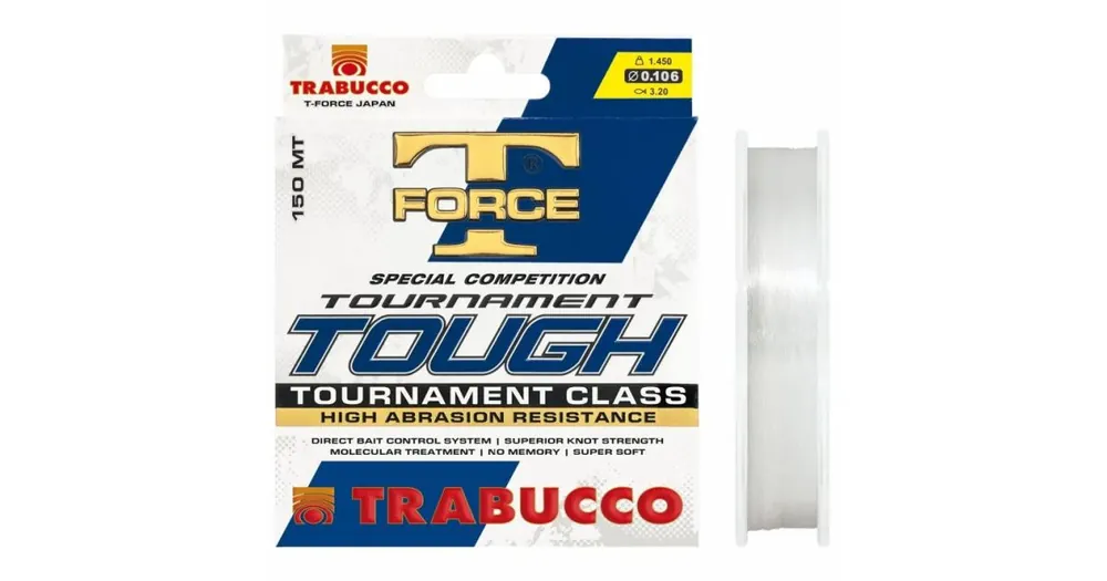 Bezpečná Platba Trabucco Vlasec T-Force Tournament Tough 150m 0,165mm 3,75kg