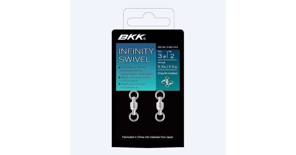 Horká Nabídka BKK Obratlík Infinity Swivel Velikost 1 50kg 2ks