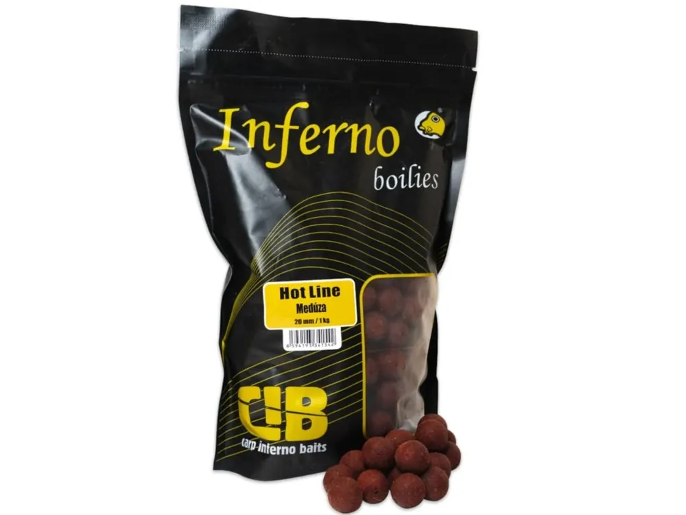 Speciální Cena CARP INFERNO BOILIES HOT LINE - MEDÚZA 20mm 1kg
