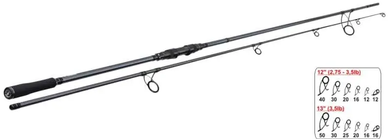 Akční Nabídka SPORTEX Kaprový prut Intense Carp - dvoudílný 3,25lbs / 366cm / Tr.délka 188cm