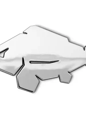 3D nálepka Delphin CARP chrom chrom Cenově Výhodný
