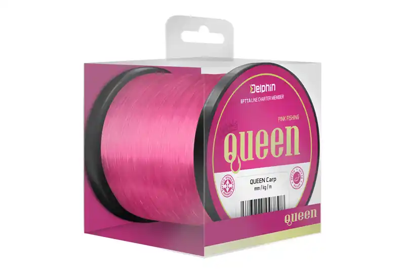 Dokud Zásoby Vydrží Delphin QUEEN Carp / růžový 0,35mm 9,1kg 1100m