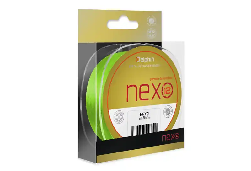 Delphin NEXO 12 / fluo zelená 0,25mm 23,5kg 130m Nejprodávanější