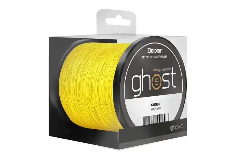 Akční Nabídka Delphin GHOST 4+1 / žlutá 0,33mm 18,1kg 200m
