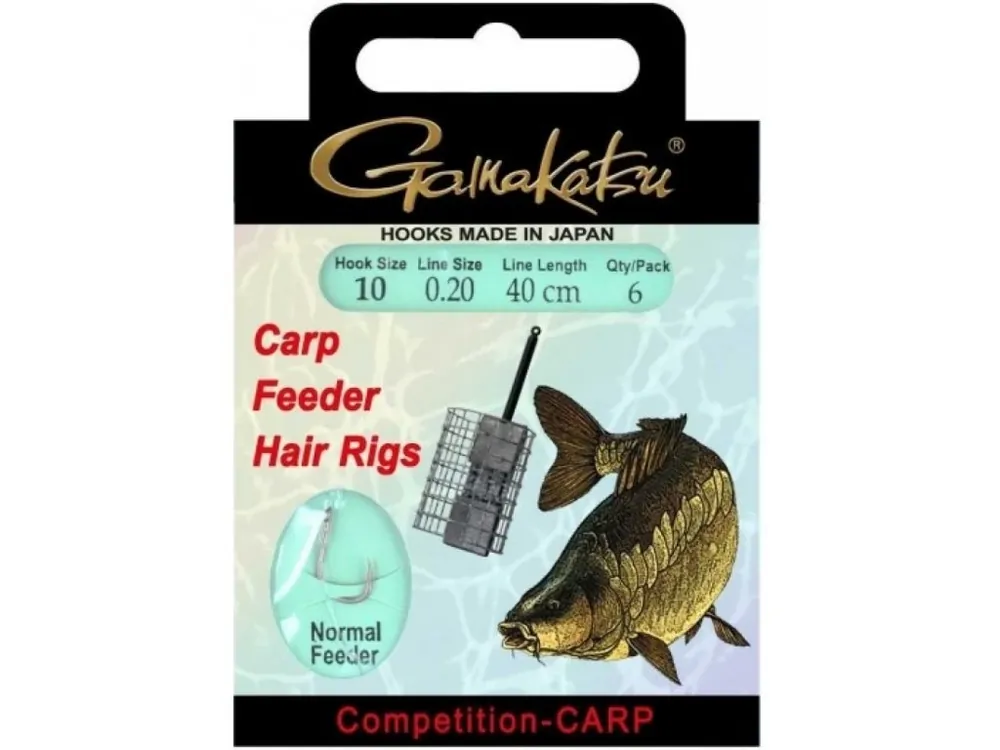 Nakupujte Hned Gamakatsu Hotový Návazec Carp Feeder hair rigs 6 ks Velikost háčku 10