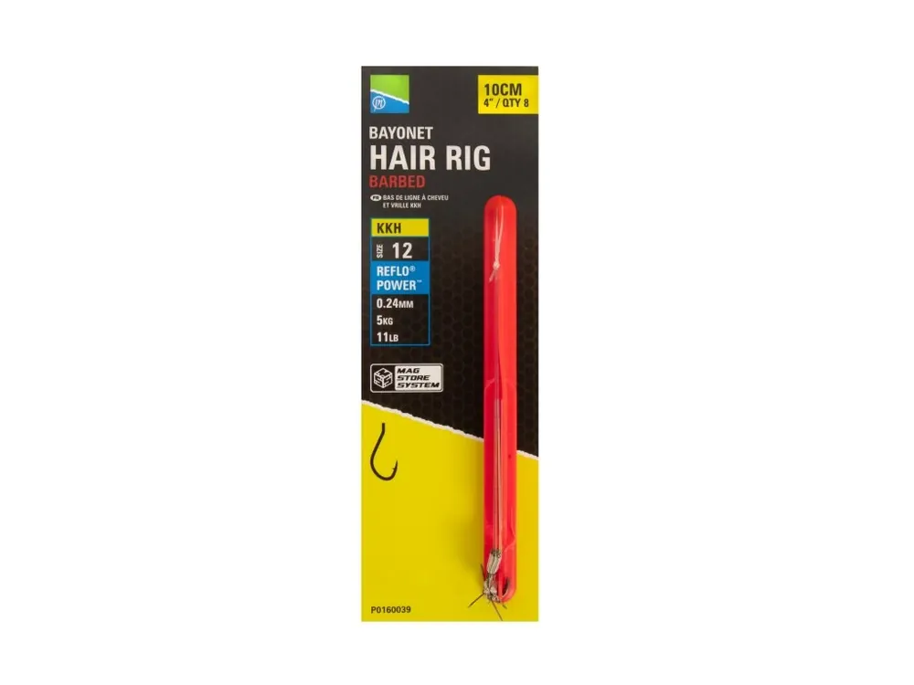 Cenově Výhodný Preston KKH 4”/10CM Bayonet hair rigs Velikost háčku 8