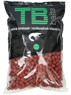 Sezónní Sleva TB BAITS Boilie Spice Shrimp 10kg 24mm